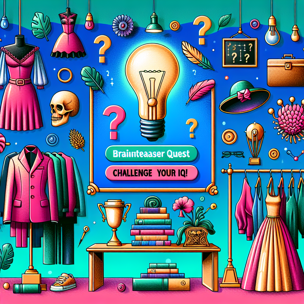 Quiz image for: Brainteaser Quest: Challenge Your IQ! (Style & Fashion)