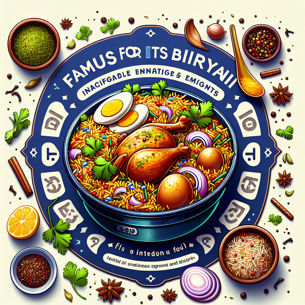 Quiz image for: Famous for its biryani