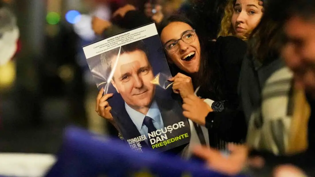 Quiz image for: Centrist wins Romania's tense presidential race over hard-right nationalist