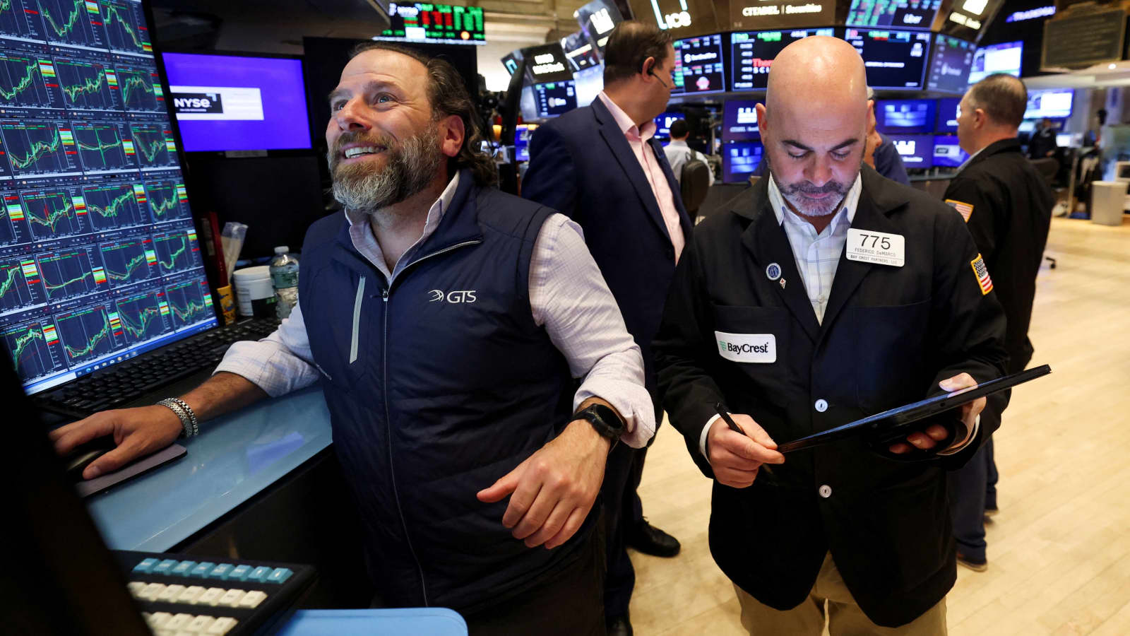 Quiz image for: S&P 500 closes at a record Friday, overcoming even more trade angst: Live updates