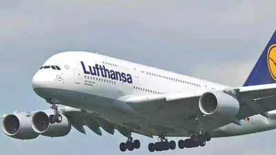 Quiz image for: Lufthansa plane flies without a pilot for 10 minutes; captain in lavatory, co-pilot loses consciousness