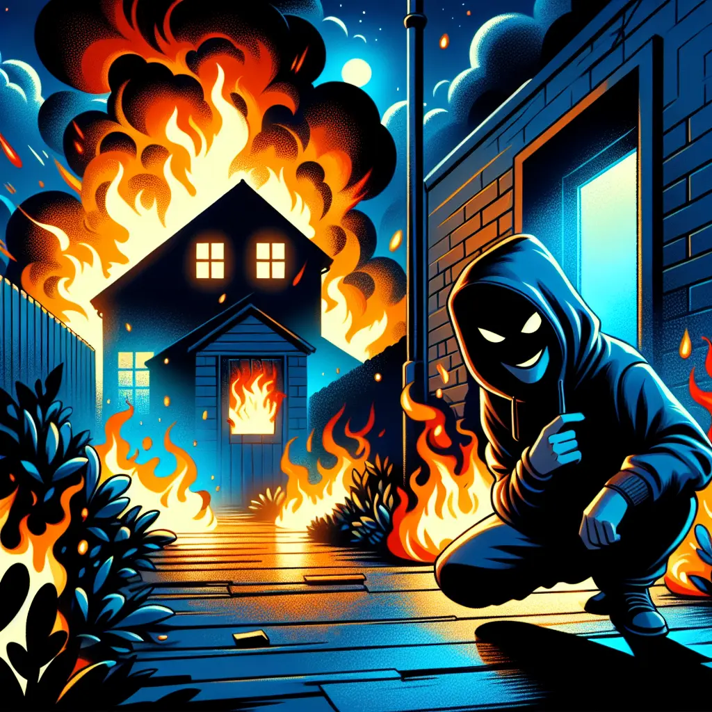 Quiz image for: Suspected arsonist
