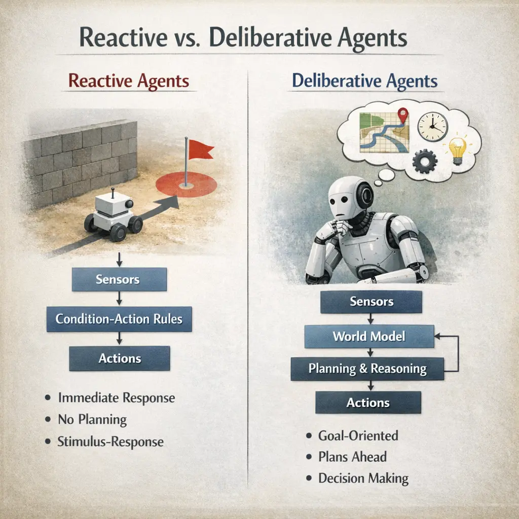 Quiz: Reactive vs Deliberative Agents - Quizzly.ai