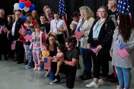 First group of white South Africans arrive in US after Trump grants refugee status