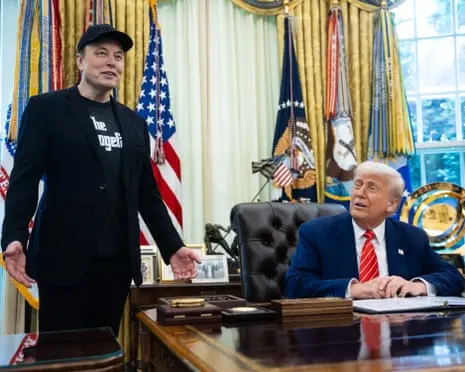 Quiz image for: Trump praises Elon Musk for ‘colossal change’ as Doge adviser says farewell