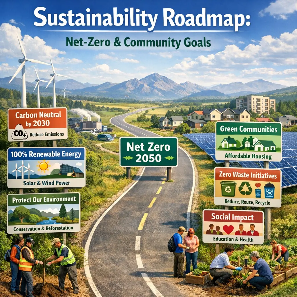 Quiz: Sustainability Roadmap: Net-Zero & Community Goals - Quizzly.ai