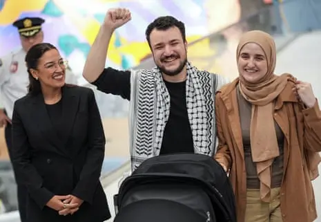 Quiz image for: Mahmoud Khalil reunites with family after more than 100 days in Ice detention