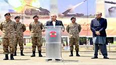 President Zardari lauds armed forces during Gujranwala Cantonment visit